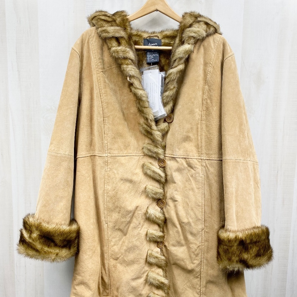 Dennis Basso Leather coat
